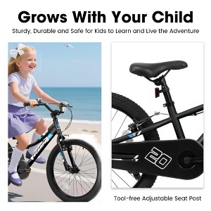 Kids' Bike 20 Inch Wheels, 1-Speed Boys Girls Child Bicycles For 4-7Years, Front V Brake, Rear Holding Brake - 1 of 4