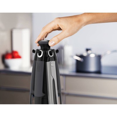 Joseph Joseph Elevate 6pc Stainless Steel Carousel Set with Tongs: Kitchen Utensil Set, Silicone & Stainless Steel — фото 2