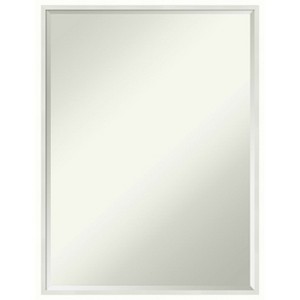 Amanti Art Lucie Petite Bevel Wood Bathroom Wall Mirror - 1 of 4