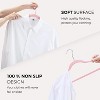 KTMBDW Premium Quality Space Saving Luxurious Velvet Hangers - Ultra Thin Non Slip Suit Hangers - 50 Pack - 2 of 4