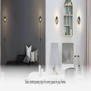 2pk Magnus LED Integrated Wall Sconces - Globe Electric: Contemporary Design, 350-Degree Light Rotation, ETL Listed - 1 of 4