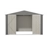 NicBex 10x8 FT Outdoor Storage Shed,Metal Outdoor Shed with Gloves and Padlock,Storage Sheds for Garden - 2 of 4