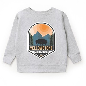 The Juniper Shop Yellowstone National Park Badge Youth Sweatshirt - 1 of 4