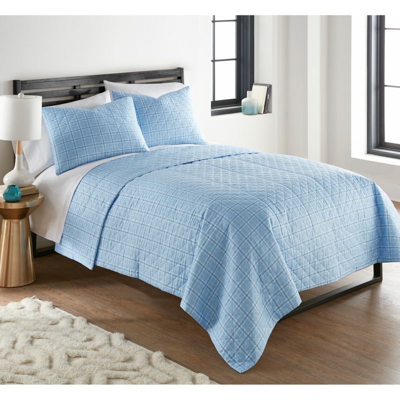 Seersucker 6-in-1 Premium Quilt Set by Shavel Home Products, 3 of 8