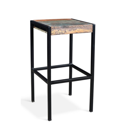 Iron wood stool hot sale