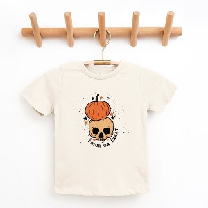 The Juniper Shop Trick Or Treat Skull Toddler Short Sleeve Tee - 1 of 3