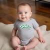 The Juniper Shop Lucky Outline Baby Short Sleeve Bodysuit - NB - Heather Grey - 3 of 4