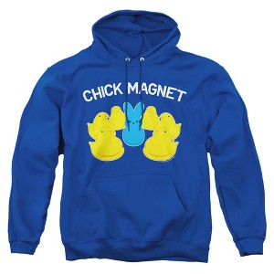 Peeps Easter Chick Magnet with Bunny Adult Pull-Over Hoodie - 1 of 4