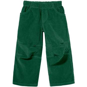 City Threads USA-Made Boys Soft Stretch Cord Pants With Knee Articulation - Matching Stitch