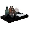 vidaXL Floating Wall Shelf High Gloss Black 15.7"x9.1"x1.5" MDF - 2 of 4