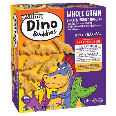 Yummy Whole Grain Dino Buddies Chicken Nuggets - Frozen - 21oz