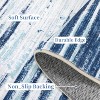 Washable Modern Rug, Low Pile, Non-Slip, Stain Resistant Striped Bohemian Carpet for Living Room Bedroom Dining Office - 3 of 4