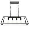 Elegant Lighting Resolute 4 light black Pendant - 4 of 4