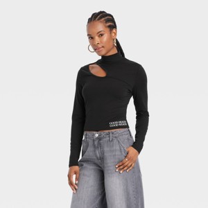 Black History Month Women's Cutout Top - Black - 1 of 4