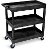 Stand Steady Tubstr Tub Shelf Utility Carts - 3 Shelf - Black - 2 of 4
