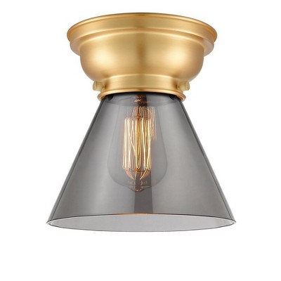 Cone - 1 Light Flush Mount In Industrial Style-7.4 Inches Tall and 7.75 Inches Wide