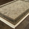 Oriental Weavers Masterpiece 1335I Ivory/ Dark Blue Indoor Area Rug - 3'10" x 5'5" - 3 of 3
