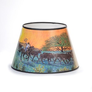 Aladdin Parchment Oil Lamp Shade, 14 inch Base Fitter - 1 of 4