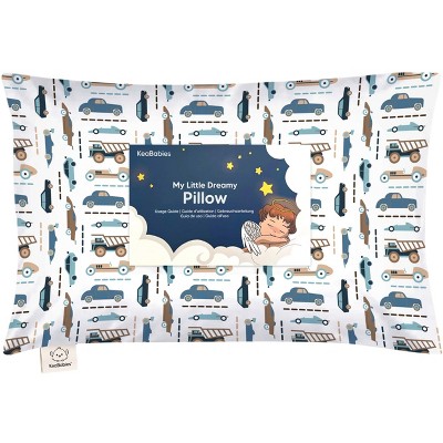 KeaBabies Toddler Pillow with Pillowcase, 13X18 Soft Organic Cotton Toddler Pillows for Sleeping, Kids Travel Pillow Age 2-5