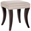 Diva Tufted Ottoman - Taupe - Safavieh - 3 of 4