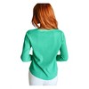 Women's Waffle Knit Henley Top - One Eleven North - 2 of 2