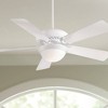 52" Minka Aire Modern Indoor Ceiling Fan with LED Light Remote Control White Opal Glass for Living Room Kitchen Bedroom Dining - 2 of 4