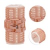 Unique Bargains Women's Heatless Voluminous Hair Roller 2.72"x1.38" Pink White 3pcs - 3 of 4