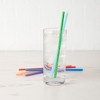 True Colorful Straws, Long Disposable Straws for Cocktails, Smoothies, Iced Coffee, Disposable Party Supplies, Assorted Colors, Set of 100 - 2 of 4