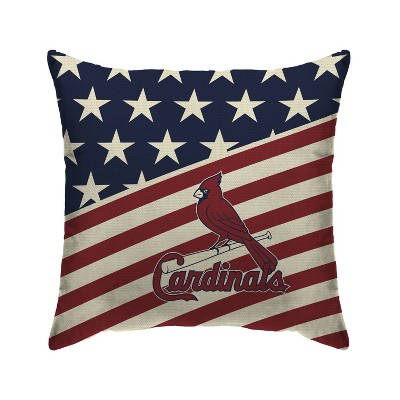 MLB St. Louis Cardinals Americana Decorative Throw Pillow