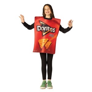 Imposta Costumes Kids' Doritos Nacho Cheese Bag Costume Bodysuit L Red - 1 of 3