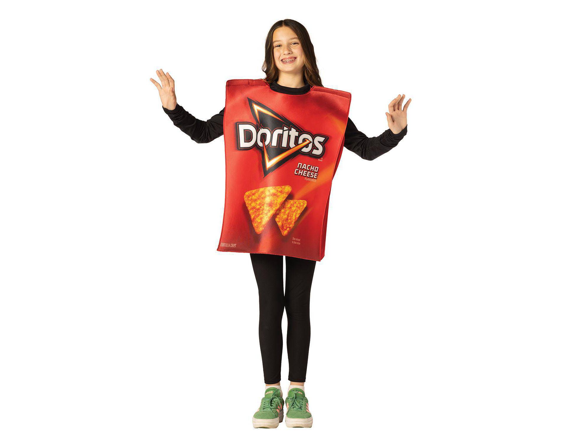Imposta Costumes Kids' Doritos Nacho Cheese Bag Costume Bodysuit L Red