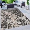 World Rug Gallery Floral Leaves Indoor/Outdoor Area Rug - 2 of 4