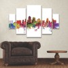 Michael Tompsett 'Kansas City Skyline' Canvas Art - 3 of 3