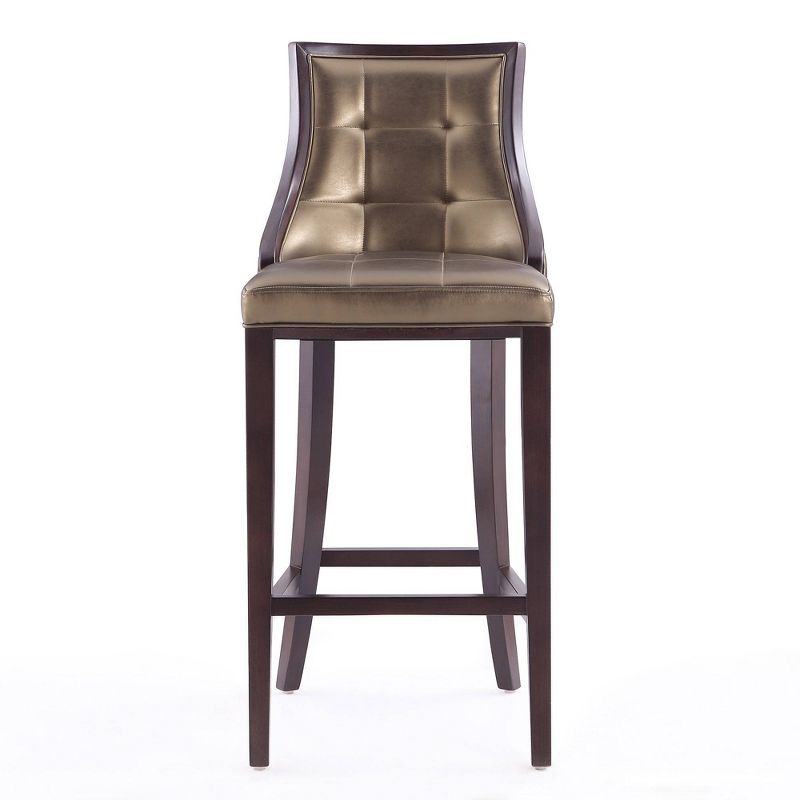 Fifth Avenue Upholstered Beech Wood Faux Leather Barstool - Manhattan Comfort, 4 of 10