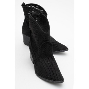 Pera Black Block Heel Boot (Women) | Prologue Shoes - 1 of 4