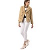 INSPIRE CHIC Women's Notched Lapel Double-Breasted Pea Coat - 3 of 4