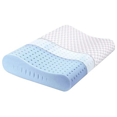 Contour Memory Foam Pillow ORTHOPEDIC Head Neck Back Support Pillow with Cover 