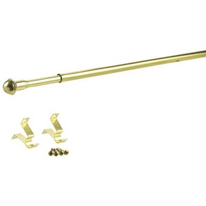 Kenney Brass Brass Curtain Rod 28 in. L X 48 in. L - 1 of 1