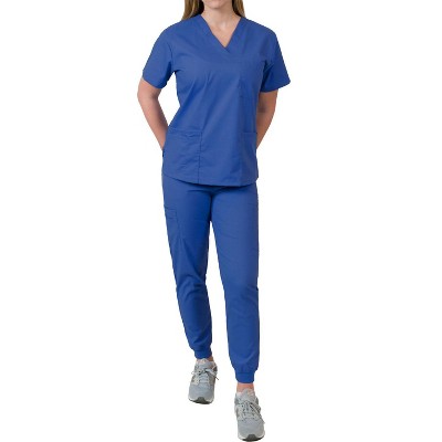 Medgear Isabella Women's Multi-pocket V-neck top and Jogger Pants Set