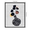 Amanti Art Decorated Vase with Plant I by Melissa Wang Canvas Wall Art Print Framed 16 x 20-in. - 4 of 4