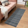 Coolmee Washable Modern Rug Abstract Multi Print Overdyed Indoor Mat Contemporary Non-Slip Carpet for Kitchen Laundry Bedroom Living Room - 2 of 4