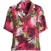 Lands' End Women's Rayon Short Sleeve Camp Shirt - 3 of 4