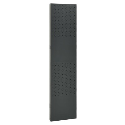 Anthracite Steel 3-Panel Folding Room Divider