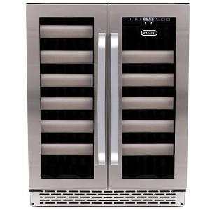 Whynter BWR-401DS Elite 40 Bottle Seamless Stainless Steel Door Dual Zone Built-in Wine Refrigerator - 1 of 1