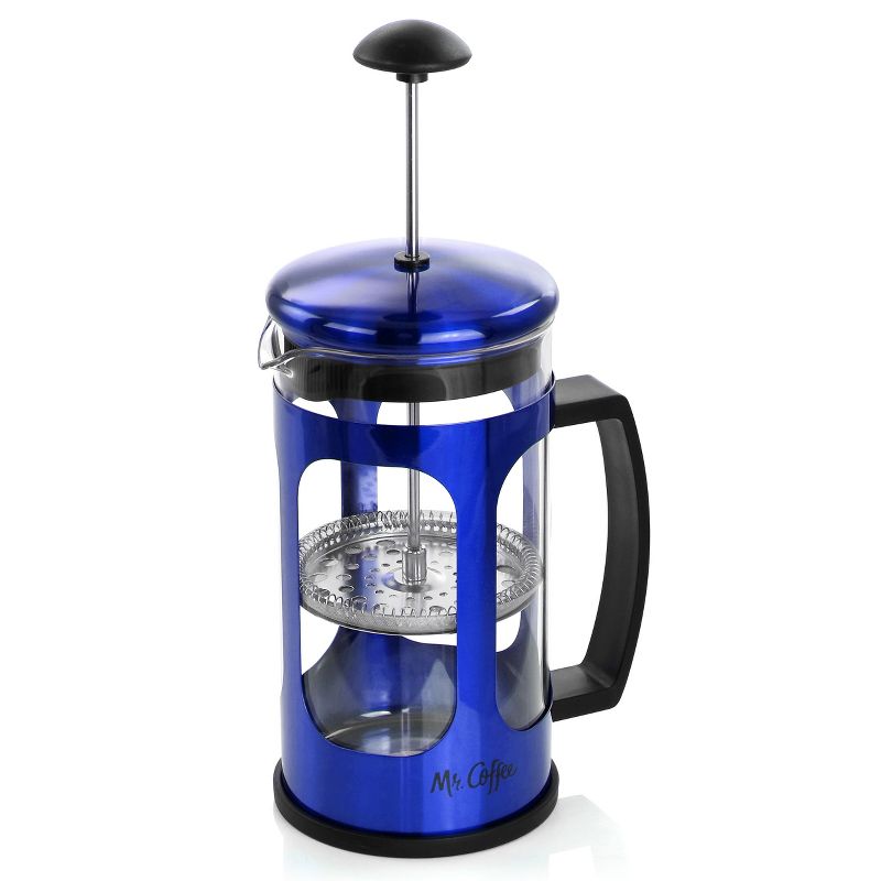 Mr. Coffee 30oz Glass and Stainless Steel French Coffee Press, 5 of 9