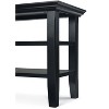 NicBex Occasional Table Classic Lattice Ends & Bottom Shelf, Affordable Side Table for Living Room - 3 of 4