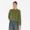 Women's Crewneck Heritage Cable Cardigan - Wild Fable™ - 2 of 3