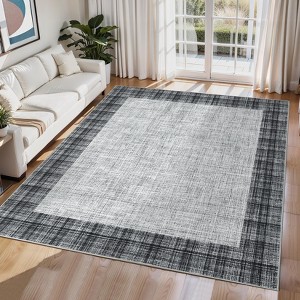 Polyester Velvet Carpet with TPR Anti-Slip Backing - High Density, Comfortable, Easy to Clean, Durable, Washed Cotton Backing - 1 of 4