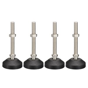 Unique Bargains Nylon Non-Skid Adjustable Furniture Leveling Feet for Chairs 4 Pcs - 1 of 4