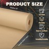Unique Bargains Smooth Painting Gift Flower Wrapping Art Easel Kraft Paper Roll - 2 of 4